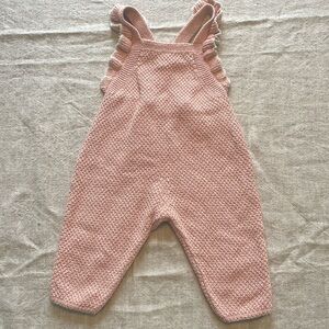 ZARA Baby Pink Knit Ruffle Jumper